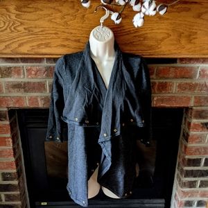 Chelsea and Theodore Gray 3/4 sleeve cardigan Med